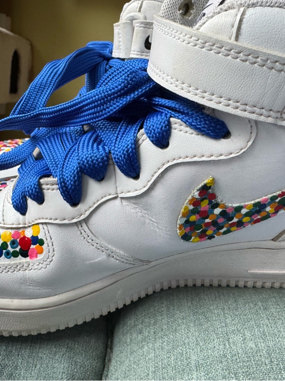 Nike Air Force Ones, Custom painted - Picture 7 of 12